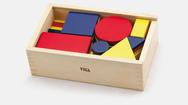 Fotoja e Set blloqe puzzle Viga, 48 elemente