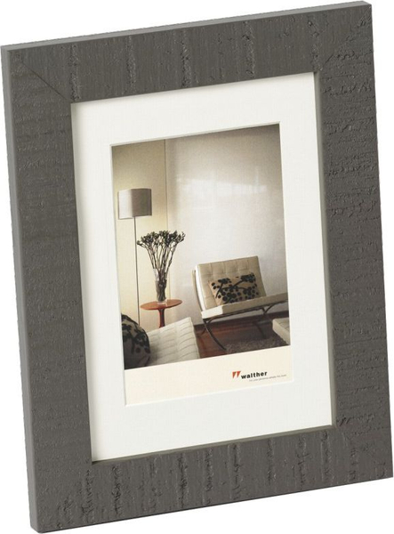 Fotoja e Kornizë për fotografi Walther Home, 10 x 15 cm, e hirtë