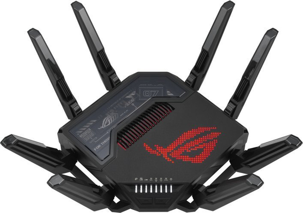Fotoja e Ruter Asus ROG Rapture (GT-BE98), xDSL, 1x RJ45, WPA3, Wi-Fi 6