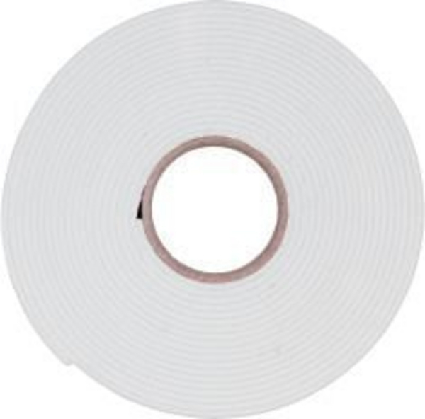 Fotoja e Shirit ngjitës dy-anësor (NAR0037), 5 m x 15 mm, i bardhë