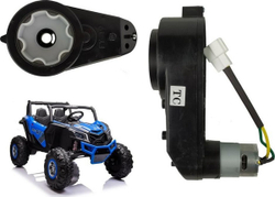 Fotoja e Motor dhe ingranazh për vetura me bateri XMX613, 24 V, 10000 RPM, i zi