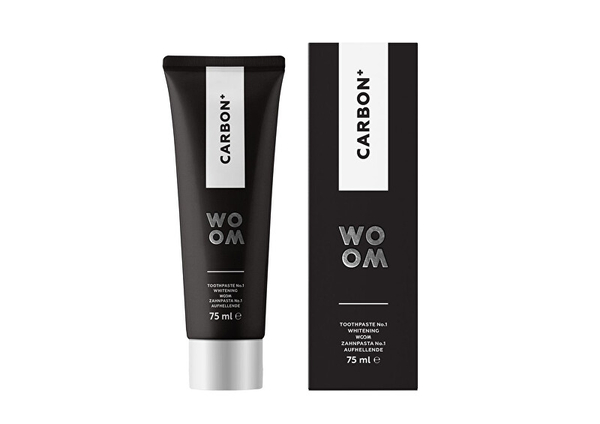 Fotoja e Pastë për dhëmbë WOOM CARBON+, 75 ml