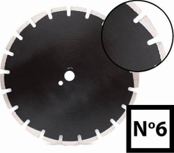 Fotoja e Disk diamanti për asfalt Abraboro N6 Laser, 350 x 25.4/10 mm