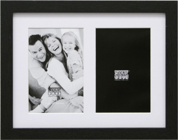 Fotoja e Kornizë druri Deknudt, 2 x 13 x 18 cm, e zezë
