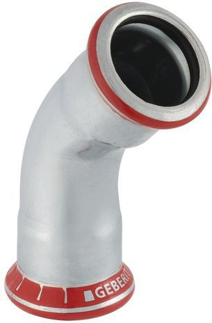 Fotoja e Kthesë çeliku 45° Geberit Mapress, 76.1 mm