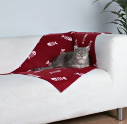 Fotoja e Batanije për mace Trixie, 100x70cm, e kuqe