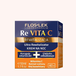 Fotoja e Krem nate për fytyrë Floslek ReVita C Ultra Regenerator, 45+, 50ml