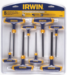 Fotoja e Set çelësa Hex Tip T Irwin 2.5-10 mm, 8 copë (T10771)