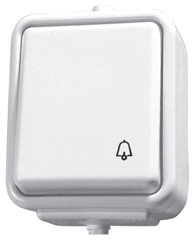 Fotoja e Buton zileje Schneider Electric WNT101C01, i bardhë