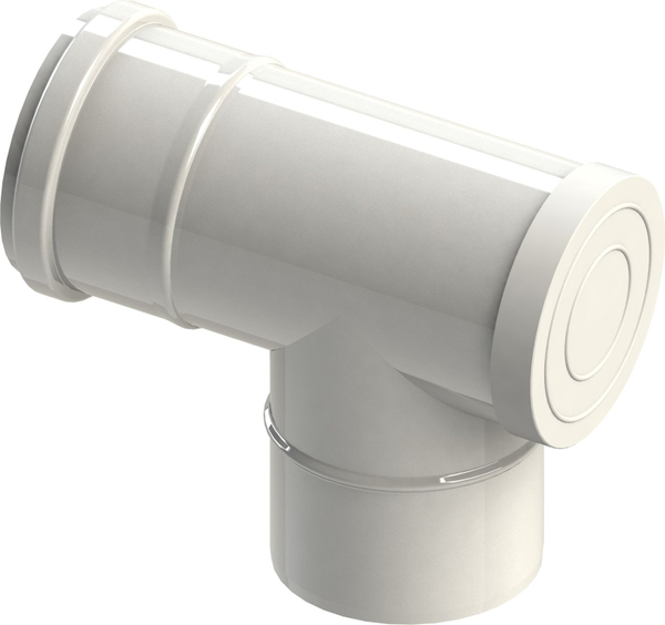 Fotoja e Tub tee për sisteme shkarkimi Concept Air-flue 60/100 87 PP