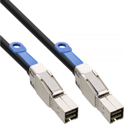 Fotoja e Kabllo InLine SFF 8644 - SFF 8644, 0.5m, e zezë