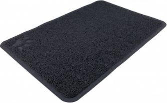 Fotoja e Shtrojë për kuti tualeti për mace Trixie, PVC, 40 × 60 cm, e zezë