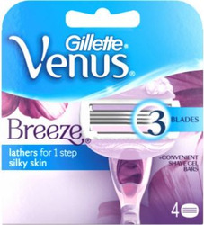 Fotoja e Brisk i zhiletës Gillette Venus Breeze, 4 copë