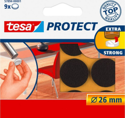 Fotoja e Goma mbrojtëse Tesa, 9 copë, të zeza