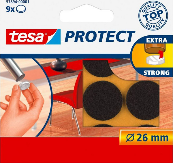 Fotoja e Goma mbrojtëse Tesa, 9 copë, të zeza