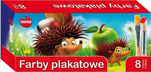 Fotoja e Ngjyra uji Pulio Mona Poster (MONA F28), 8 copë
