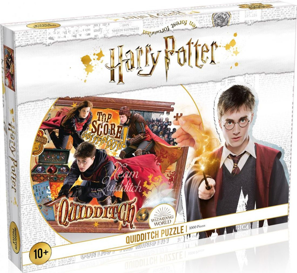 Fotoja e Puzzle për fëmijë Winning Moves Harry Potter Quidditch, 1000 copë