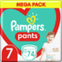 Fotoja e Pelena Pampers 7, 17 + kg, 74 copë, Picture 2