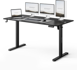 Fotoja e Tavolinë elektrike SENSE7 NOJO LIGHT, 140 x 70 cm, e zezë