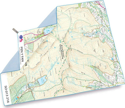 Fotoja e Peshqir plazhi Lifeventure SoftFibre OS Map Giant Quick Dry