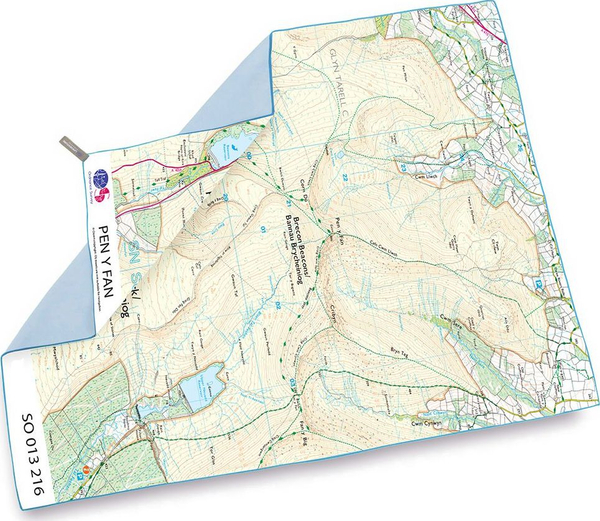 Fotoja e Peshqir plazhi Lifeventure SoftFibre OS Map Giant Quick Dry