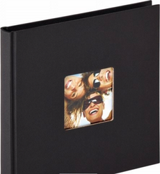 Fotoja e Album fotografik Walther Design Fun, 18 × 18 cm, 30 fletë të zeza, i zi