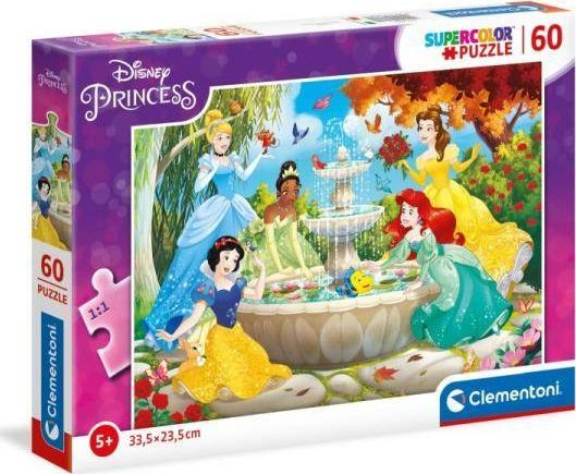 Fotoja e Puzzle Clementoni Princesses at the Fountain, 33.5 x 23.5 cm, 60 elemente