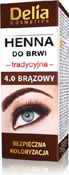 Fotoja e Pluhur Delia Henna për vetullat 4.0, i kaftë