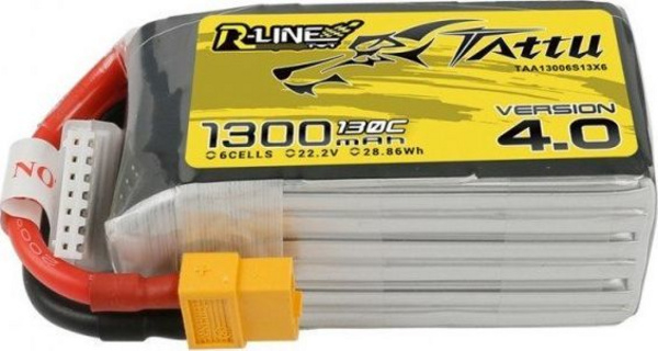 Fotoja e Bateri Gens Ace & TATTU, 1300 mAh, 22.2 V, 130C, 6 copë