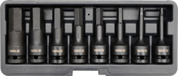 Fotoja e Set prizash me goditje gjashtëkëndëshe Yato YT-1066, 1/2", H5-H19, 8 copë