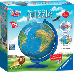 Fotoja e Puzzle Globi Ravensburger, sferik, 180 elemente