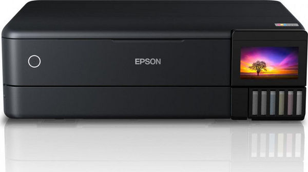 Fotoja e Printer multifunksional Epson EcoTank L8180, i zi