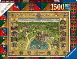 Fotoja e Puzzle Tm Toys Hogwarts Map, 1500 pjesë