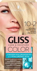 Fotoja e Ngjyrë për flokë Schwarzkopf Gliss Color Nr. 10-2, bjonde natyrale e ftohtë