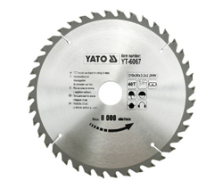 Fotoja e Disk Yato për prerjen e drurit, 210 x 30mm, 40z