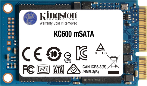 Fotoja e Disk SSD Kingston, KC600, 256 GB, mSATA SATA III SSD