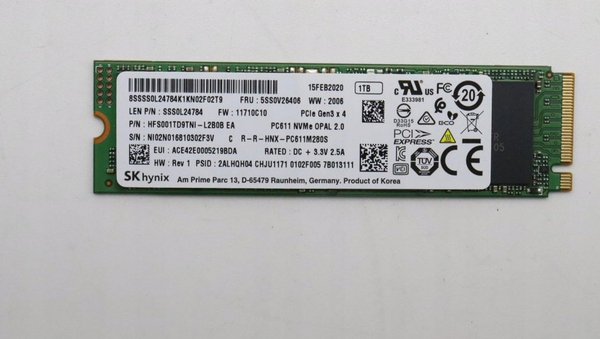 Fotoja e Disk i jashtëm SSD Lenovo M.2, PCIe, NVMe