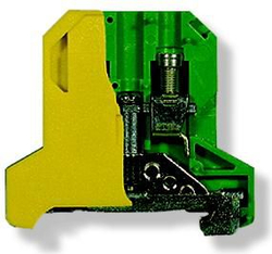 Fotoja e Bllok terminal Simet, 6 x 51 mm, 500 V, i gjelbër / i verdhë
