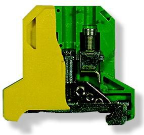 Fotoja e Bllok terminal Simet, 6 x 51 mm, 500 V, i gjelbër / i verdhë