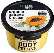 Fotoja e Piling për trup Organic Shop Papaya & Sugar, 250 ml