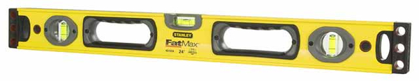 Fotoja e Nivel Stanley FatMax II 1‑43‑524, 60 cm, alumin, e argjendtë / zezë