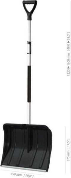 Fotoja e Lopatë bore Prosperplast Alpe 50 Eco, 49 x 37.5 cm