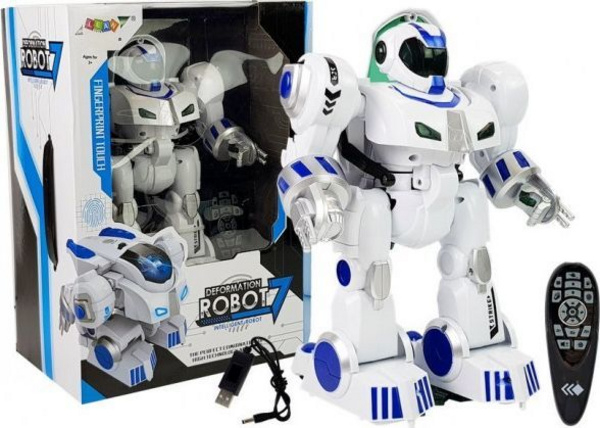 Fotoja e Lodër robot me telekomandë LEANToys K4 (8448), i bardhë