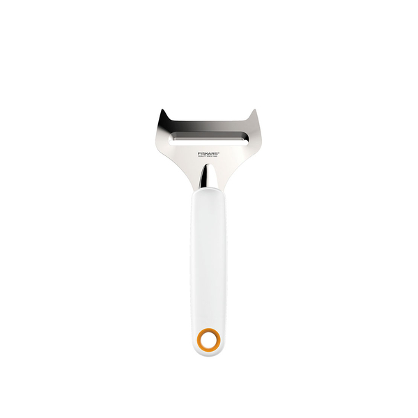 Fotoja e Prerëse djathi Fiskars Soft, 17 cm, e bardhë