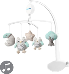 Fotoja e Karusel i djepit Babyono OWL SOPHIA, me kuti muzikore