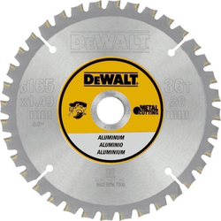 Fotoja e Disk prerës Dewalt 165x20mm, 36 dhëmbë