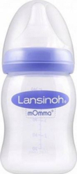 Fotoja e Shishe ushqimi për fëmijë Lansinoh Natural Wave, 160 ml, e kaltër