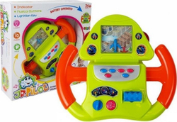 Fotoja e Lodër LEANToys Flight Simulator interactive Steering wheel Sound Effects Light (7573)