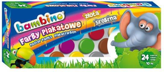 Fotoja e Ngjyra të ujit Bambino, 24 ngjyra
