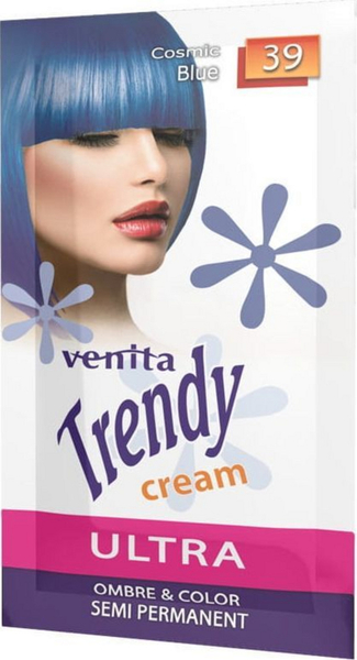 Fotoja e Ngjyrë për flokë Venita Trendy Ultra 39, 35ml, e kaltër